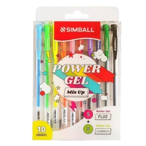 BOLIGRAFO SIMBALL GEL x 10u