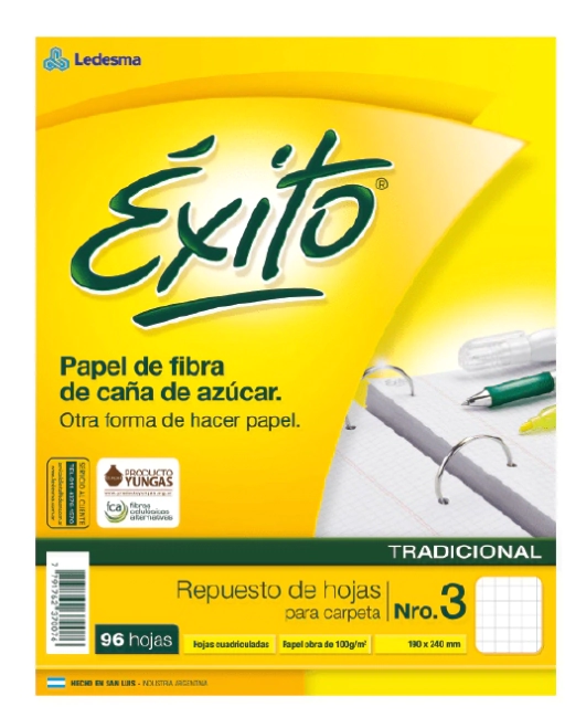 REPUESTO EXITO N*3 x 96hjs CD