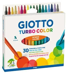 MARCADOR GIOTTO TURBO COLOR x 30u