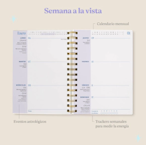AGENDA FERA 2025 ASTROLOGICA - ARTEMISA - FUEGO