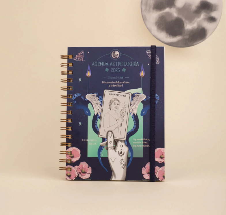 AGENDA FERA 2025 ASTROLOGICA - DEMETER - AGUA