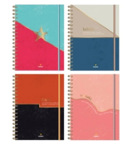 NOR PAC CUADERNO REMOVIBLES GENDERLESS A4 x 90hjs RY - LS - COLOR