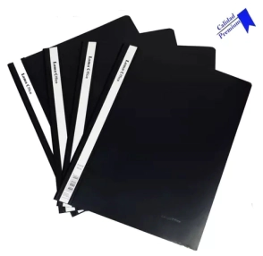 CARPETA LAMA A4 BASE OPACA ECO x 12u NEGRO