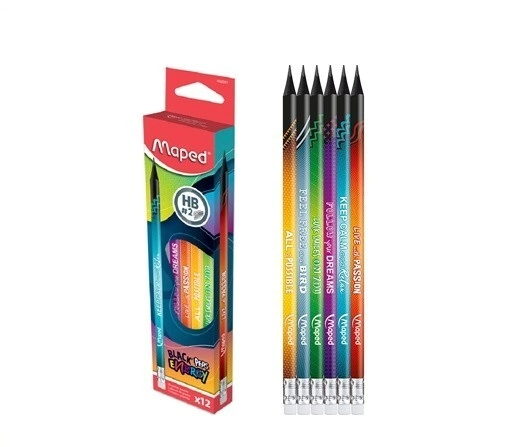 LAPIZ GRAFITO MAPED ENERGY HB C/GOMA x 12u