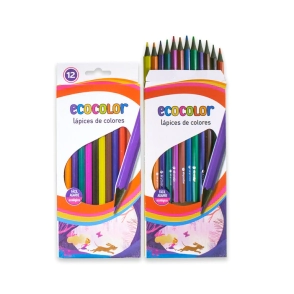 LAPICES COLOR ECOCOLOR x 12 LARGO