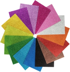 GOMA EVA PLANCHA BRILLO/GLITTER 40x60