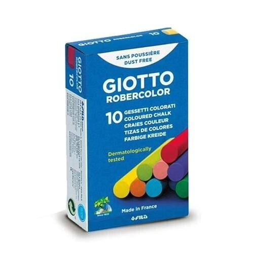 TIZA GIOTTO COLOR x 10u SURTIDO