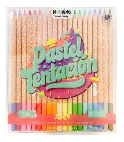 LAPICES COLOR MOOVING PASTEL x 20u