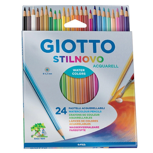 LAPICES COLOR GIOTTO STILNOVO ACUAREL x 24u