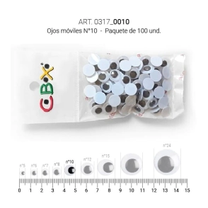 CBX OJOS MOVILES N.10 x 100u