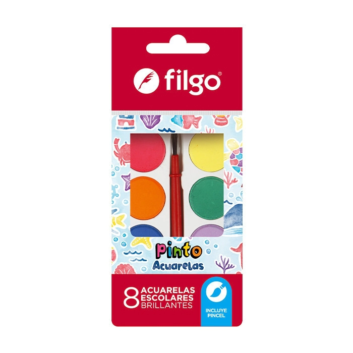 ACUARELA FILGO x 8u