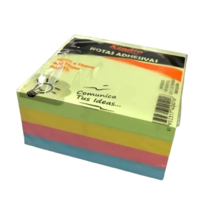 MEMO KENDRA PASTEL 75 x 75mm x 400hjs