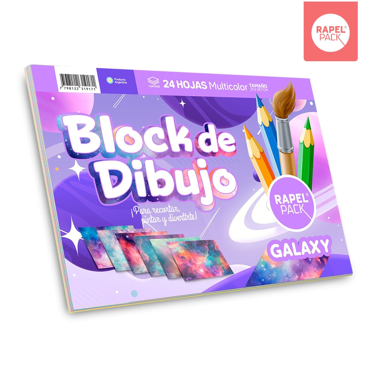 BLOCK RAPEL PACK N*5 GALAXY x 24hjs