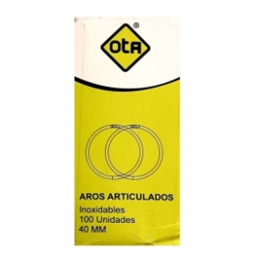 ARO METALICO OTA 40mm x 100u