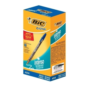 BOLIGRAFO BIC CRISTAL BOLD 1.6mm NEGRA x 25u