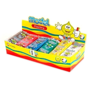 PLASTILINA MODEL x 24u SURTIDA