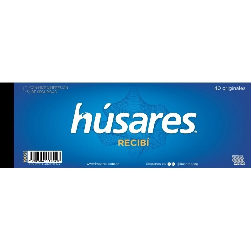 TALON HUSARES 1902 RECIBI CHICO