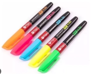 MARCADOR FILGO 040 PERMAMENTE FLUO x 5u