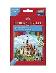 LAPICES COLOR FABER-CASTELL x 36u + SACPUNTA