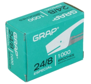 BROCHES P/ABR GRAP 24/8 EXTRA CHATO x 1000u