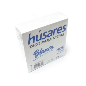 TACO HUSARES BLANCO 9 x 9cm x 400hjs