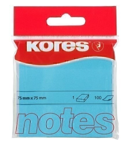 MEMO KORES FLUO 75 x 75mm x 100hjs