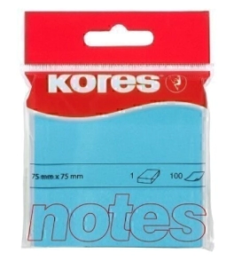 MEMO KORES FLUO 75 x 75mm x 100hjs