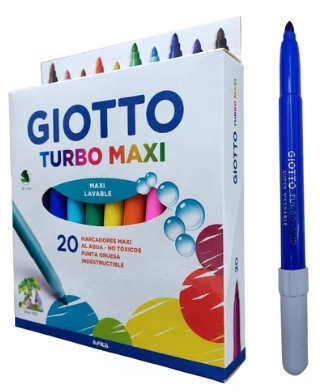 MARCADOR GIOTTO TURBO MAXI x 20u