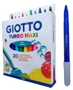 MARCADOR GIOTTO TURBO MAXI x 20u