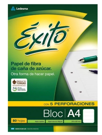 BLOCK EXITO A4 x 80hjs RY