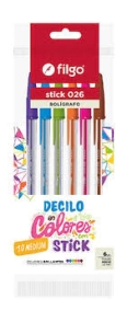 BOLIGRAFO FILGO STICK 026 x 6u SURT