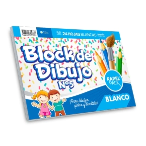 BLOCK RAPEL PACK N*5 BLANCO x 24hjs