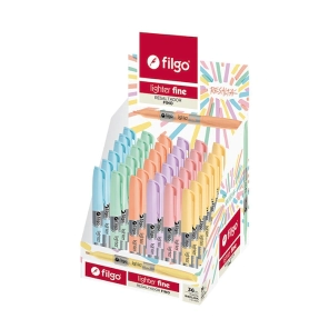 RESALTADOR FILGO LIGHTER FINE PASTEL CAJA x 36u SURT
