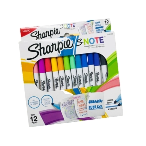 MARCADOR SHARPIE SET RESALTADOR S-NOTE x 12u