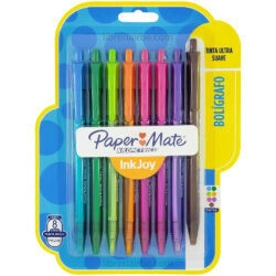 BOLIGRAFO PAPERMATE KILOMETRICO 100 RT x 8u