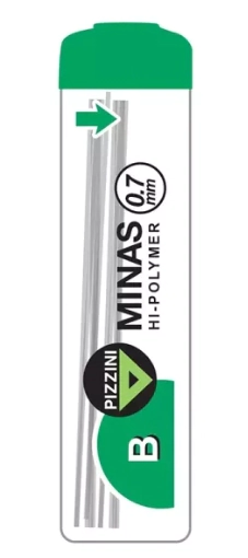 MINAS PIZZINI 0.7mm B x 12 ESTUCHES