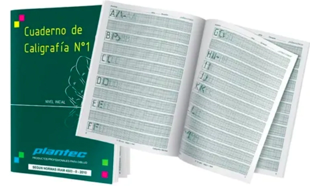 CUADERNO PLANTEC CALIGRAFIA N*1