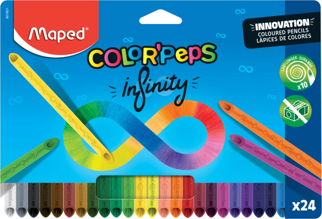 LAPICES COLOR MAPED INFINITY x 24u