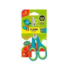 TIJERA PIZZINI PS51CZ SOFT ZURDOS 12cm BLISTER
