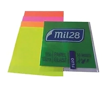 PAPEL GLACE MIL28 FLUO x 5hjs