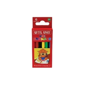 LAPICES COLOR UTIL UNO x 6 CORTO