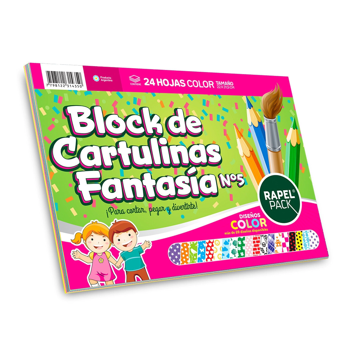 BLOCK RAPEL PACK N*5 FANTASIA SURT x 24hjs