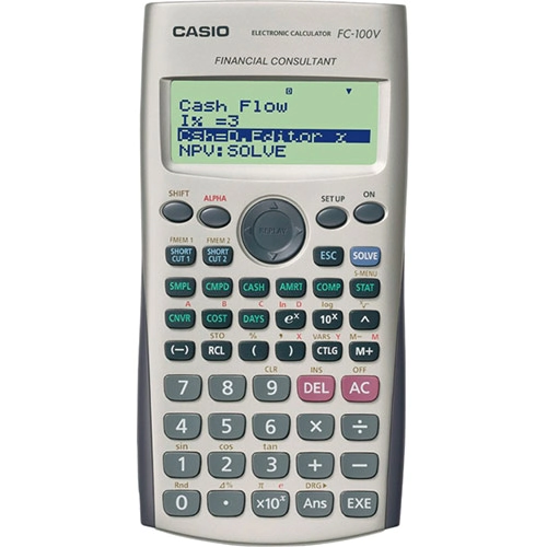 CALCULADORA CASIO FC-100V FINANCIERA