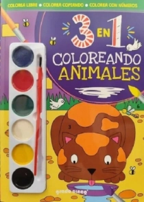 LIBRO GRADO CINCO 3 EN 1 COLOREANDO ANIMALES