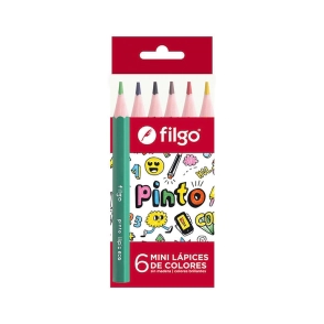 LAPICES COLOR FILGO x 6u CORTO