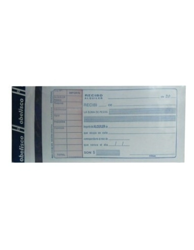 TALON OBELISCO 373 RECIBO ALQUILER