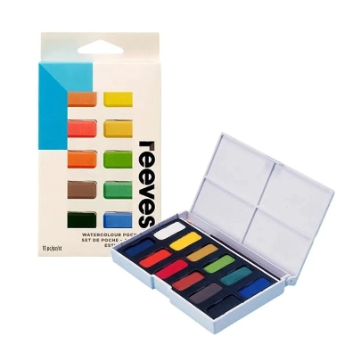 REEVES SET ACUARELA POCKET X 12U