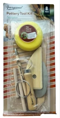 GIORGIONE SET HERRAMIENTAS MADERA X 8 PIEZAS