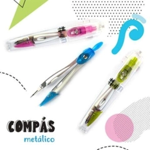 COMPAS SKYCOLOR METALICO BLISTER