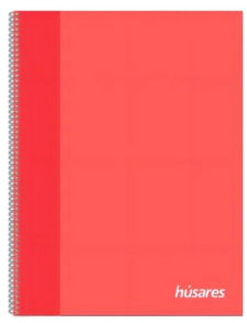 CUADERNO HUSARES 29.7 TRENDY T/F x 80hjs CD